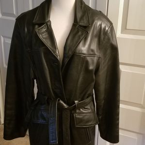 Leather Coat